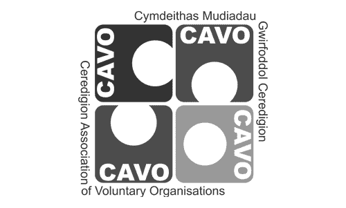 Cerigidian Association of Voluntary Organisations logo