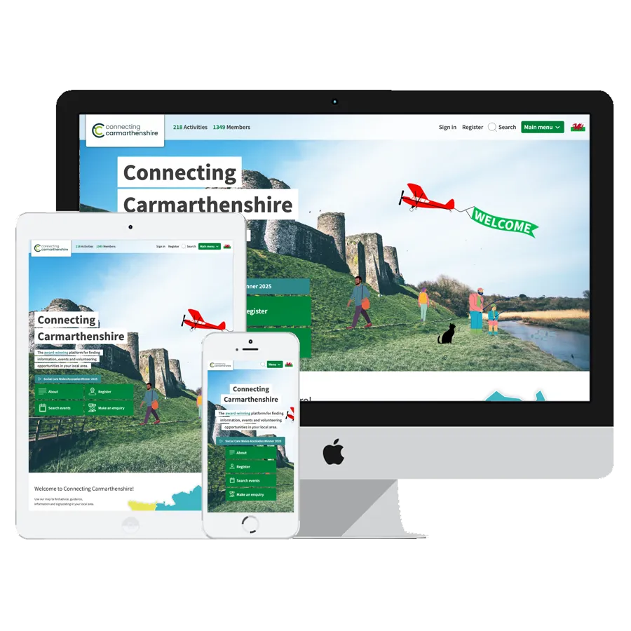 Connecting Carmarthenshire wins Social Care Accolade